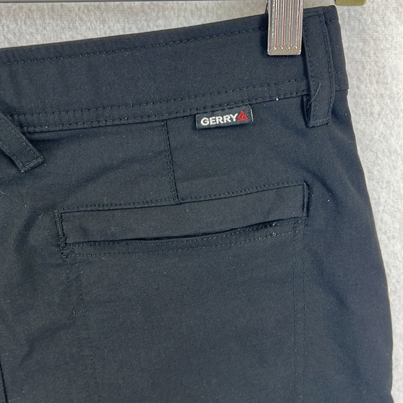 Gerry Men’s Venture Shorts Size 32 Black Nylon/Spandex Front/Back Pockets EUC - Picture 7 of 11